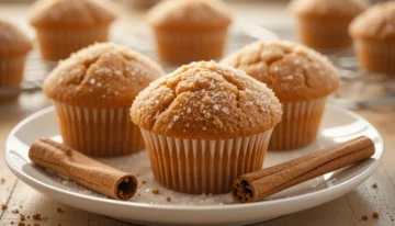 Vegetarian Cinnamon Sugar Donut Muffins