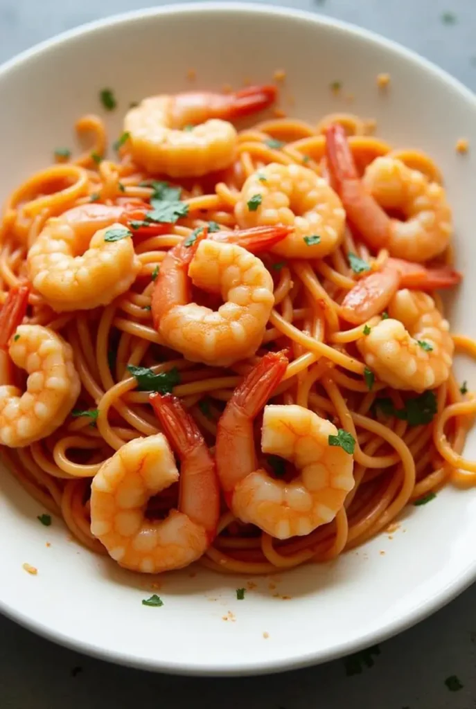 Red Argentinian Shrimp Scampi Recipe