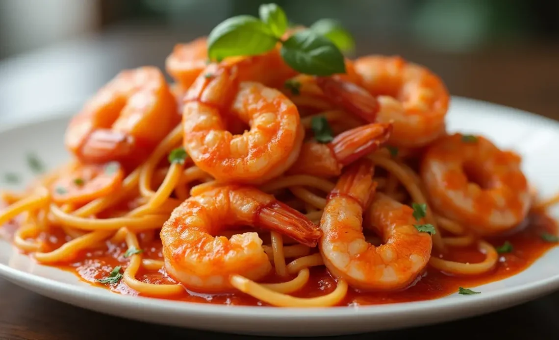Red Argentinian Shrimp Scampi Recipe