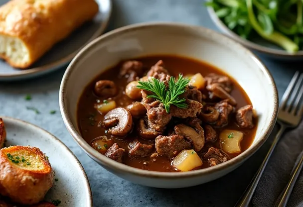 Imagine this: You're nestled by a fireplace, the aroma of herbs and slow-cooked beef filling the air. That's the magic of Beef Bourguignon. But what wine pairs best with it? Can I use beef cheeks for my Beef Bourguignon? What side dishes complement it best?. This dish, with its fancy French name, can feel intimidating to even attempt, let alone perfect. It seems like one of those recipes passed down through generations, shrouded in culinary secrecy. But what if I told you that you could recreate the magic of a Parisian bistro right in your kitchen? This isn’t just about a recipe; it’s about unlocking a world of flavor that’s been enjoyed for centuries. The problem is, many recipes are either too complicated or fail to capture the true essence of this French classic. This ultimate guide to Beef Bourguignon will demystify the process, providing you with clear steps, expert tips, and answers to all your burning questions, ensuring you create a dish worthy of its celebrated heritage.
