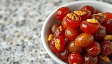 Sparkling Candied Grapes with Toasted Nuts