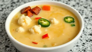Quick Comfort Food Cauliflower Soup In The Instant Pot
