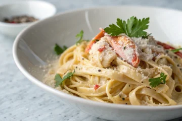 Rich and Creamy crab fettuccine alfredo : The Ultimate Recipe