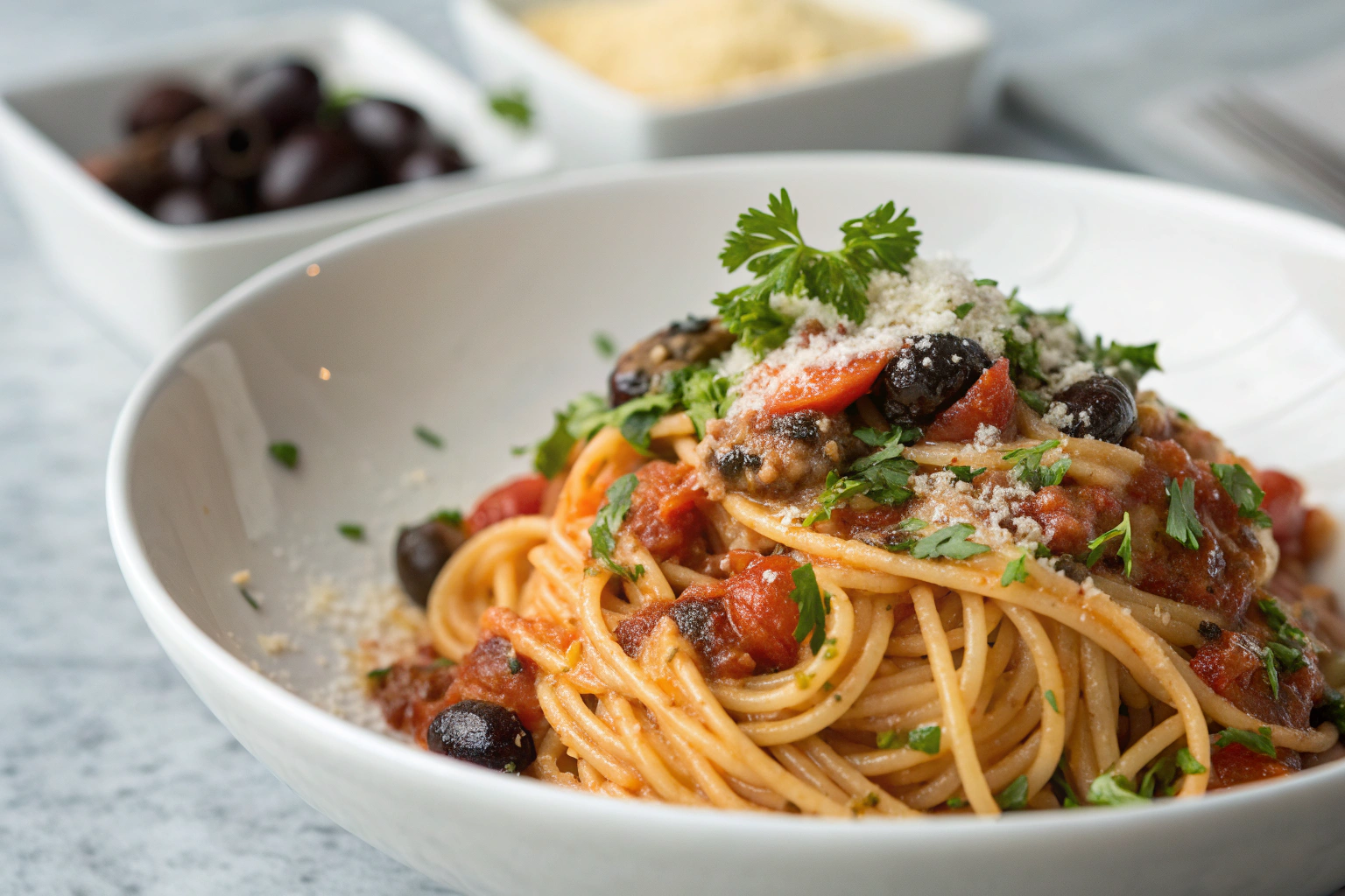 spaghetti alla puttanesca 5.webp 5 Spaghetti alla Puttanesca